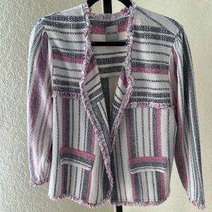NIC + ZOE Fringe Jacket XL